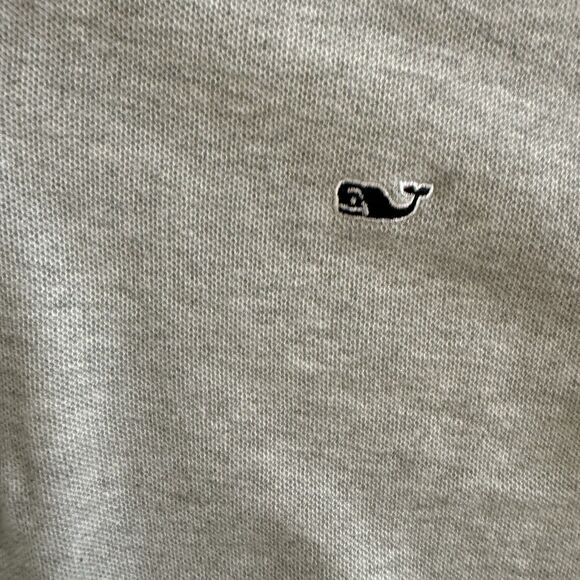 Vineyard Vines Gray Sweater 1/4 Zip Pullover Preppy Performance Saltwater Size L - Picture 4 of 6